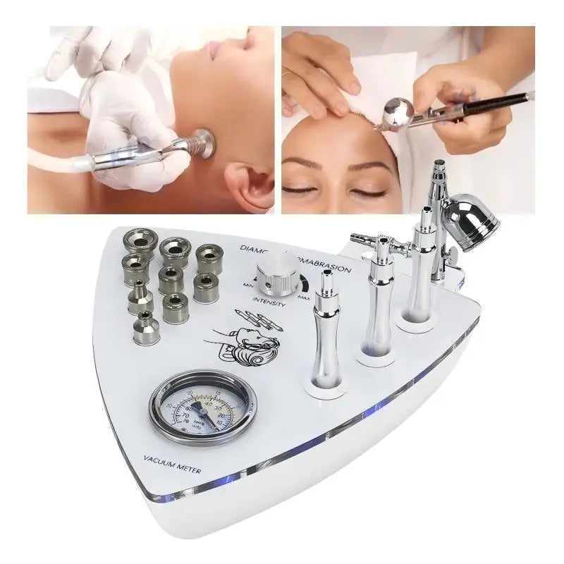 Professional 3 In 1 Facial Microdermabrasion Skin Care Beauty Device