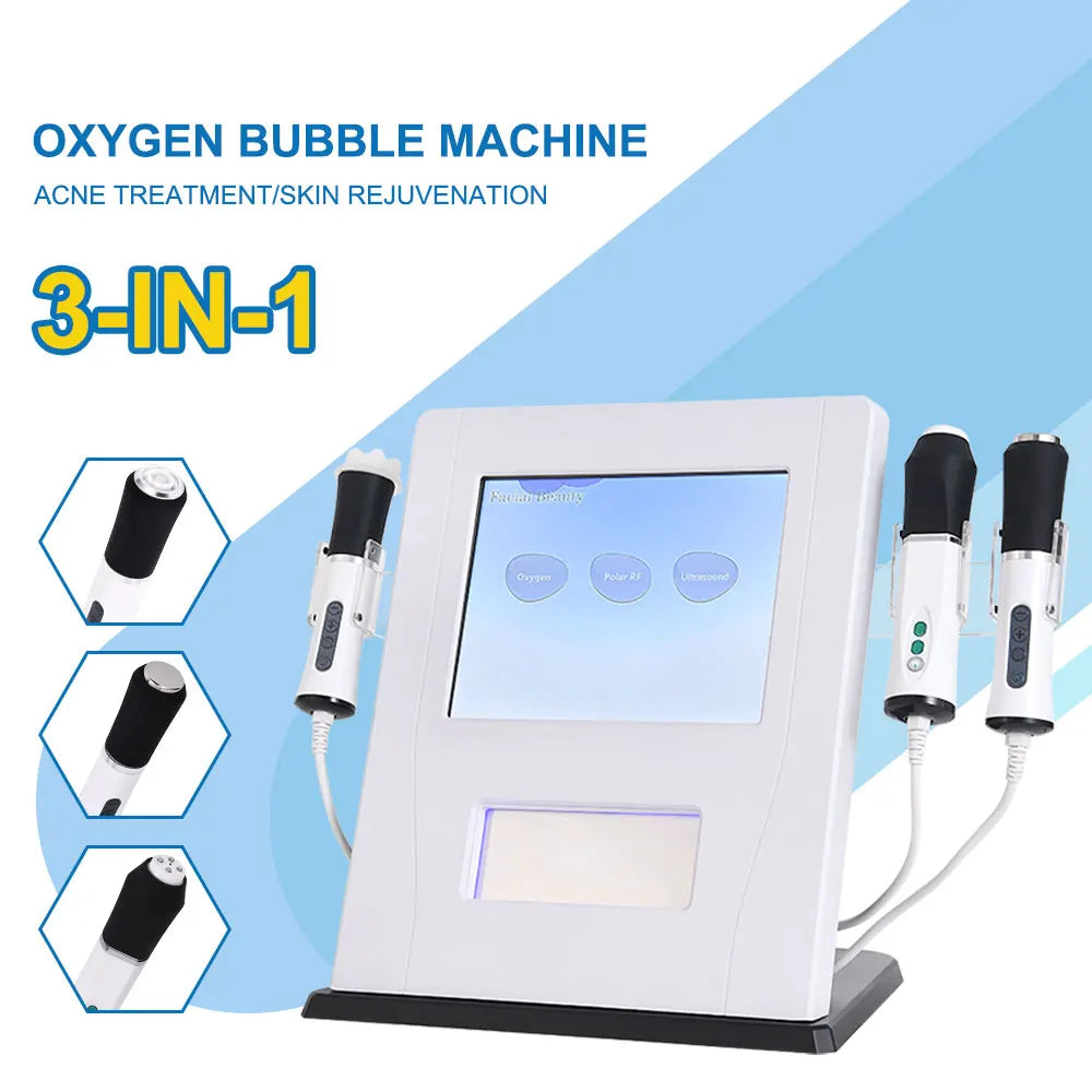 Amilibeauty 3 In 1 Oxygen Therapy And Jet Facial Machine