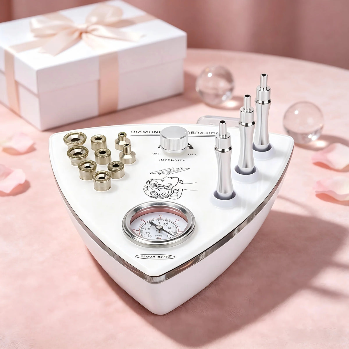 Professional 3 In 1 Facial Microdermabrasion Skin Care Beauty Device