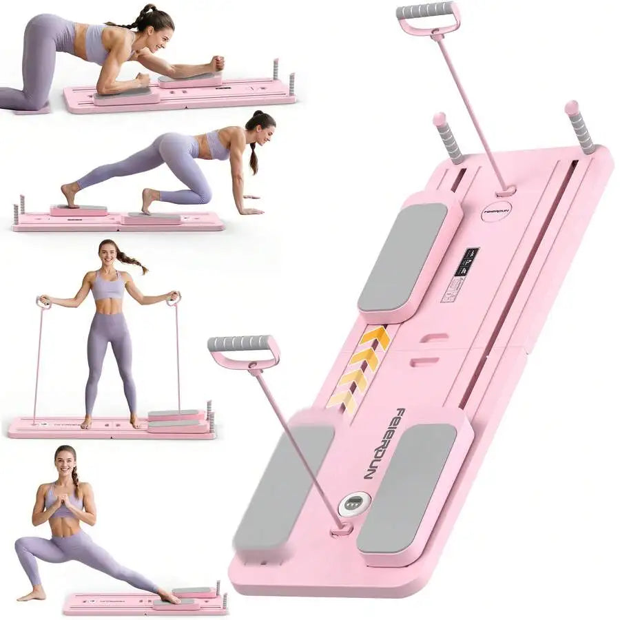 Foldable Fitness Board With Automatic Rebound For Core Workouts