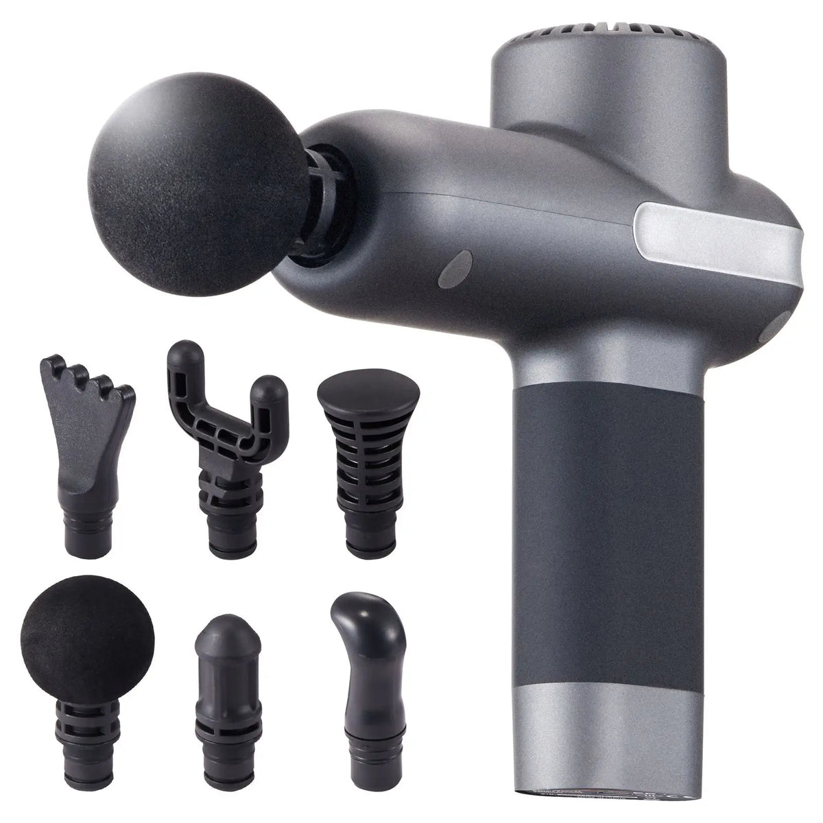 Percussion Massage Gun With 5 Speeds And 6 Massage Heads
