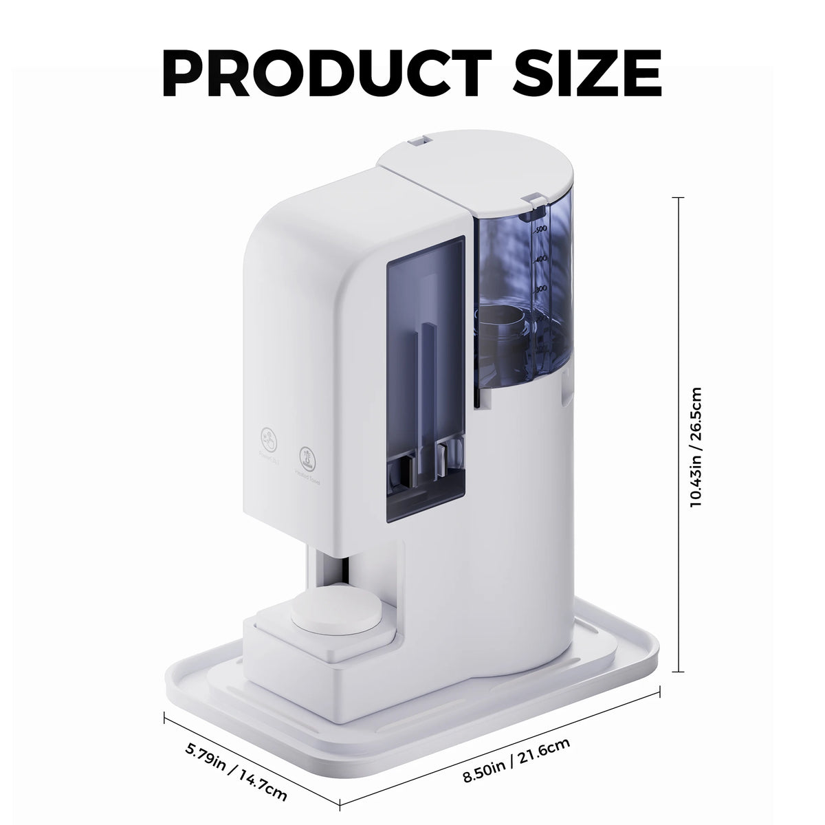 Compressed Towel Warmer With Fast Heating And Touch Screen Controls