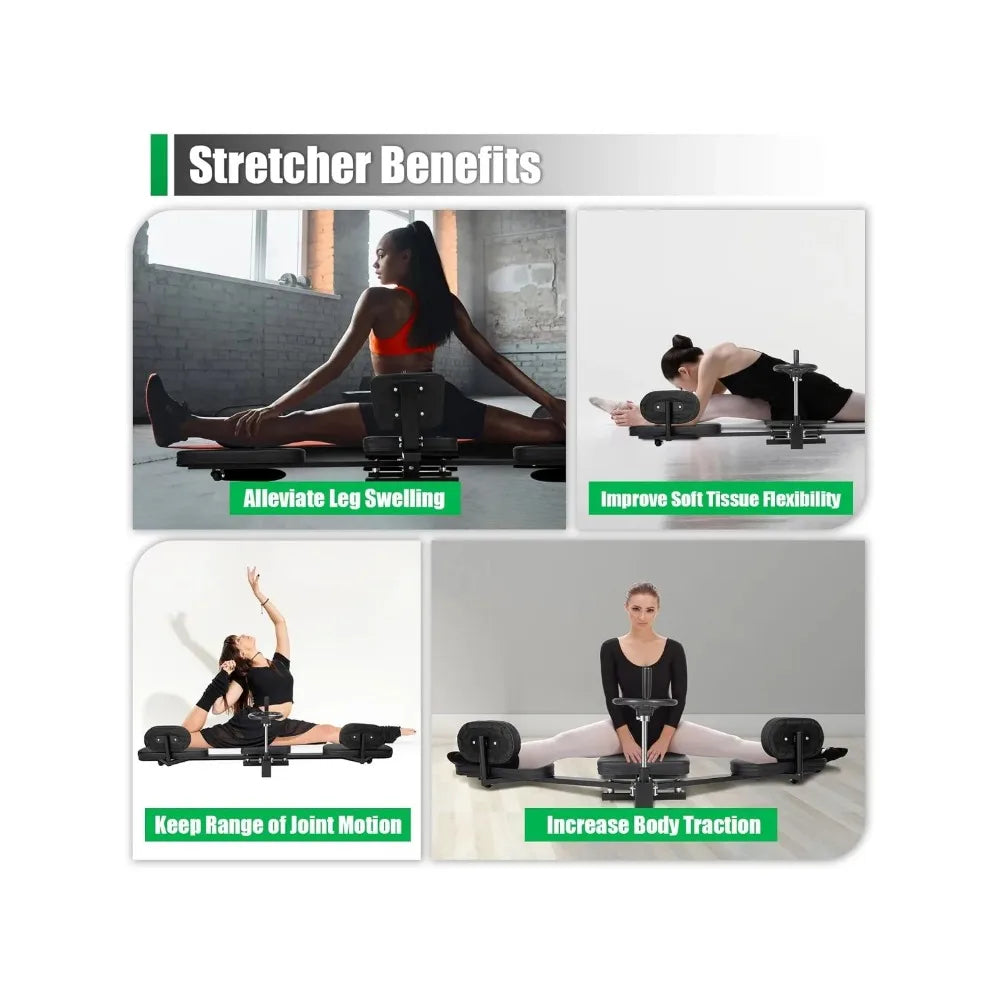 Adjustable Leg Stretcher for Flexibility Training and Muscle Recovery