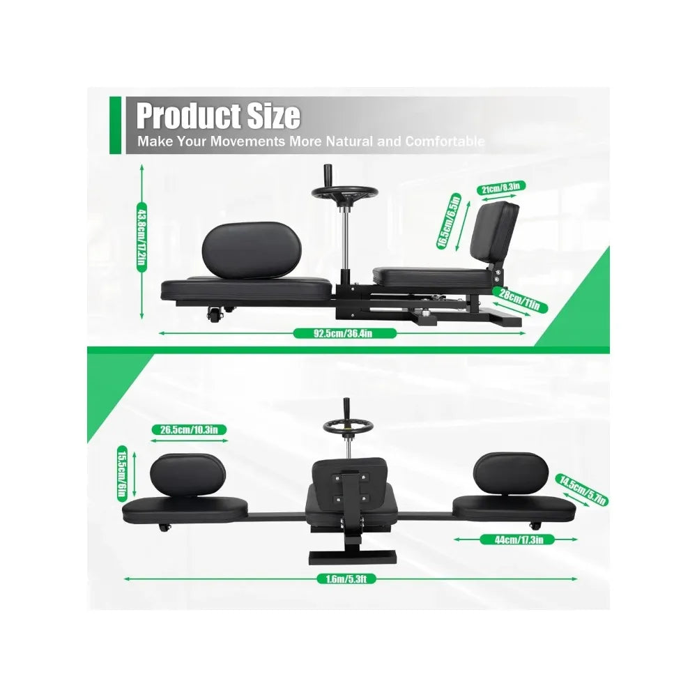 Adjustable Leg Stretcher for Flexibility Training and Muscle Recovery
