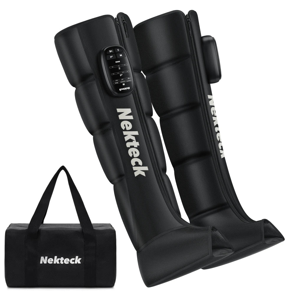 Nekteck Cordless Air Compression Leg Massager Boots for Relaxation