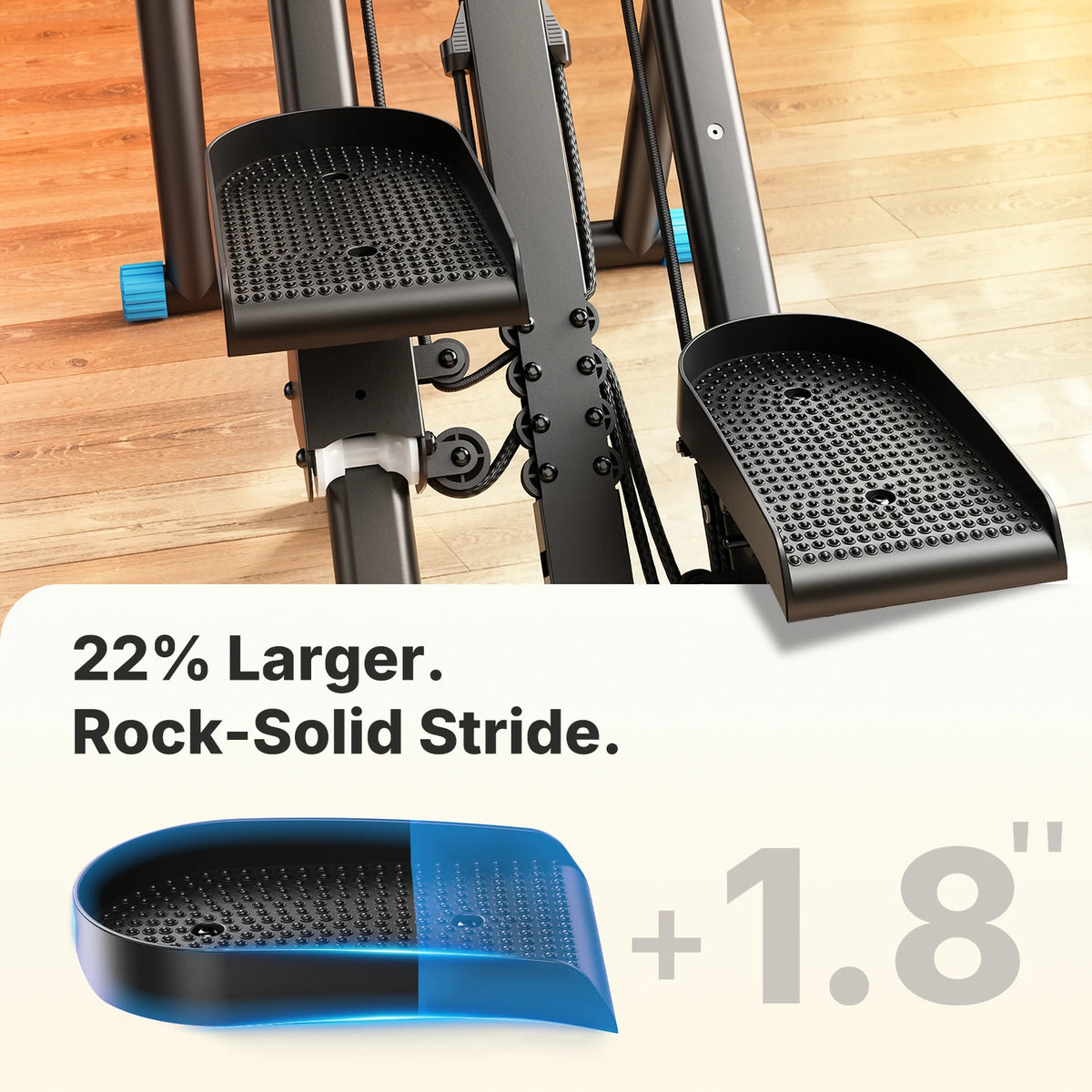 MERACH Foldable Stair Stepper for Full Body Home Workouts
