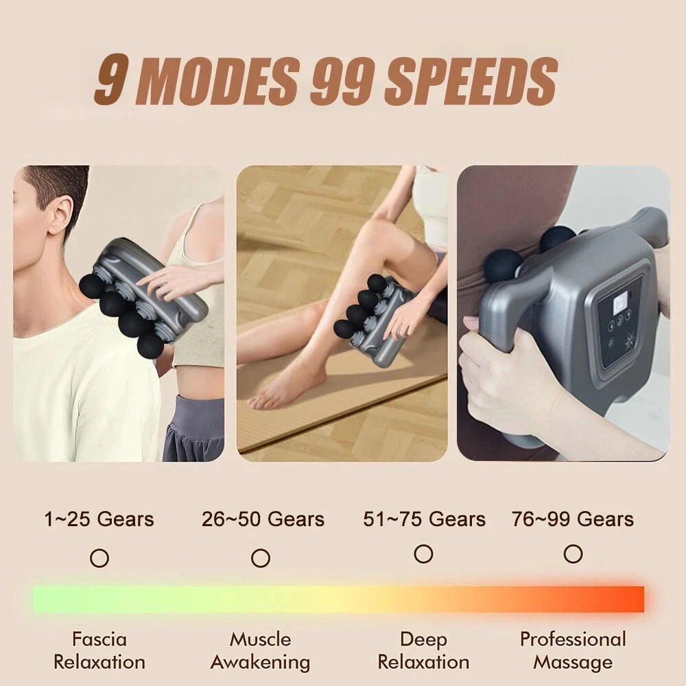 16 Speed Deep Tissue Percussion Massage Gun for Muscle Relief