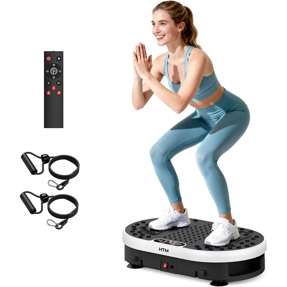 HTM Vibration Plate Exercise Machine 120 Speeds Preset Programs