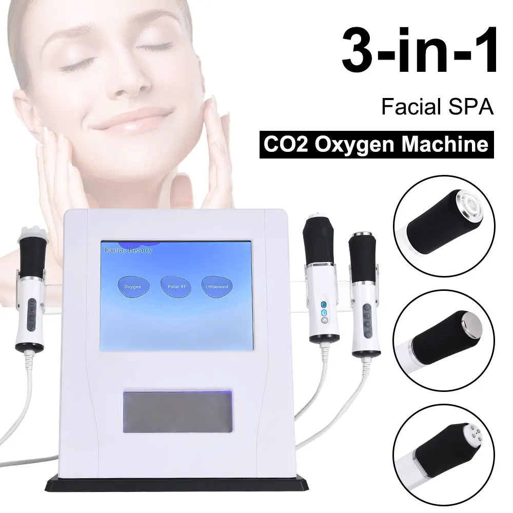 Amilibeauty 3 In 1 Oxygen Therapy And Jet Facial Machine
