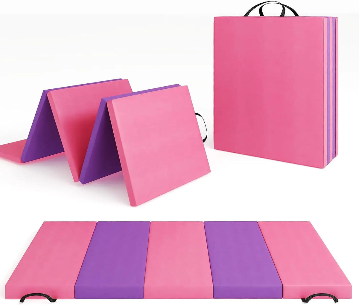 Foldable Non Slip Exercise Mat for Yoga Gymnastics and Pilates