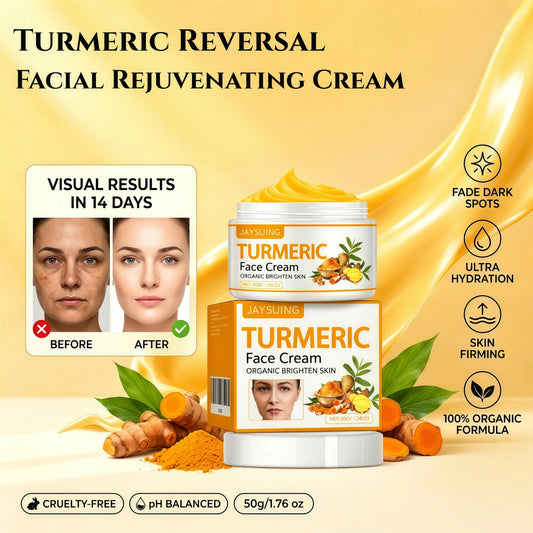 Turmeric Facial Rejuvenating Cream for Brightening and Deep Hydration