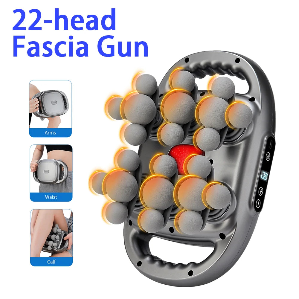 Foreverlily High Frequency Fascia Massage Gun for Body Relief