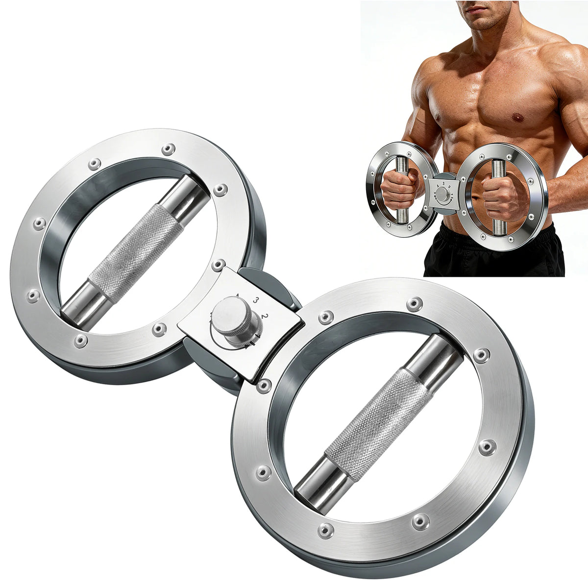 Multifunctional Adjustable Forearm Grip Strength Trainer
