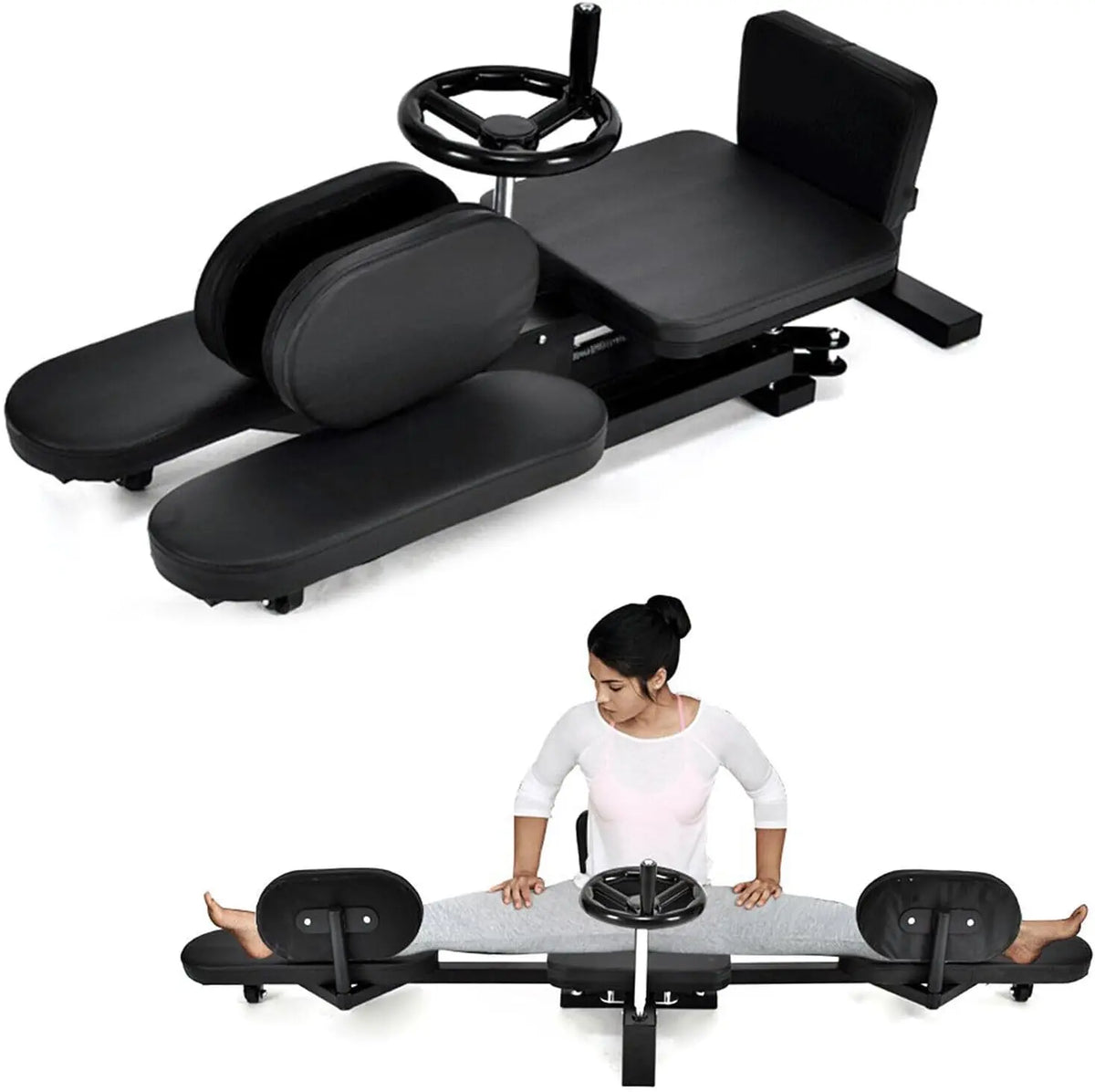 Adjustable Leg Stretcher for Flexibility Training and Muscle Recovery