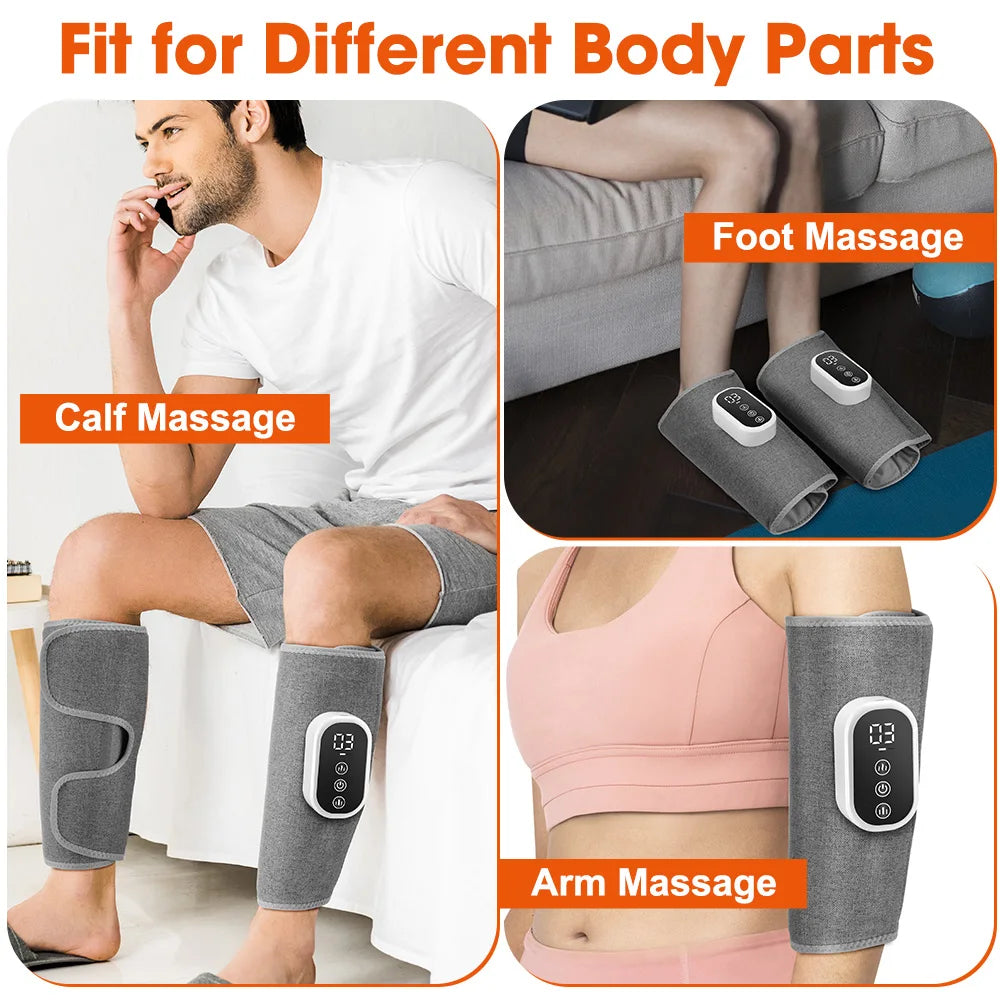 PASTSKY Wireless Heated Calf Massager With 360 Degree Air Compression
