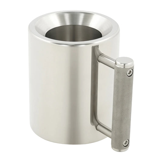 Stainless Steel Dumbbell Mug And Fitness Water Bottle With Grip