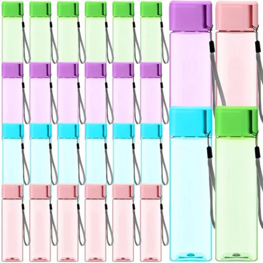 Reusable Clear Plastic Sports Water Bottles for Travel and Fitness