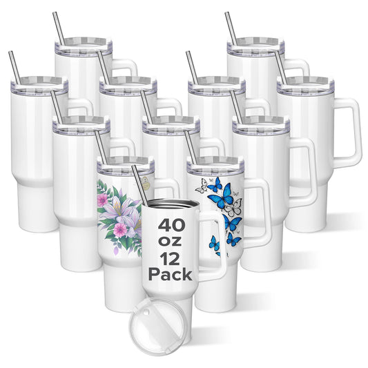 Fastsub Stainless Steel Insulated Sublimation Tumblers for Custom Printing