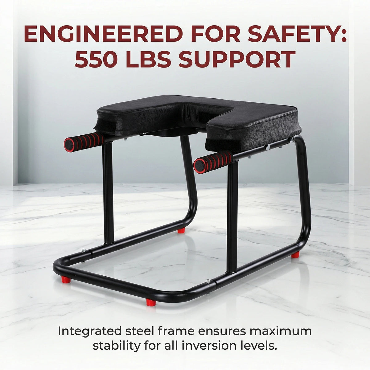 ALIILEE Yoga Inversion Bench with Anti Slip Mat for Training