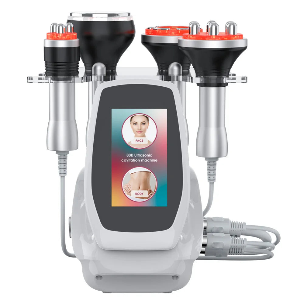 Four In One Ultrasonic Body Cavitation Skin Tightening Facial Massager