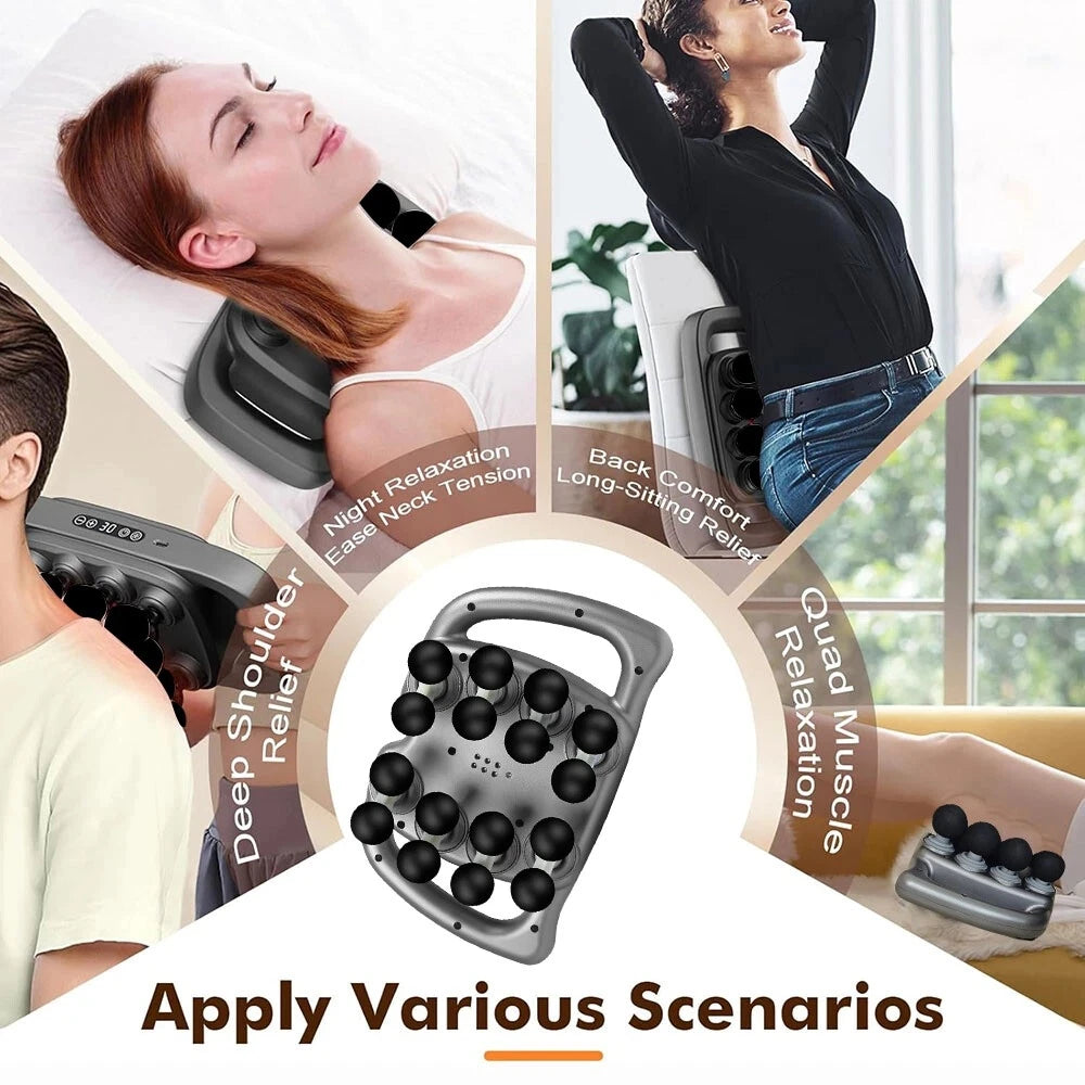 16 Speed Deep Tissue Percussion Massage Gun for Muscle Relief