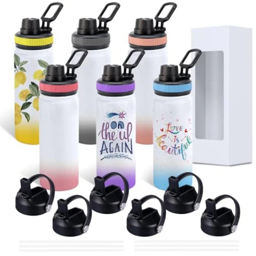 Sublimation Stainless Steel Water Bottle Blanks With Wide Mouth