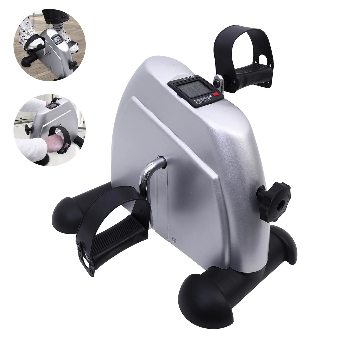 Motorized Under Desk Pedal Exerciser With Digital LCD Display