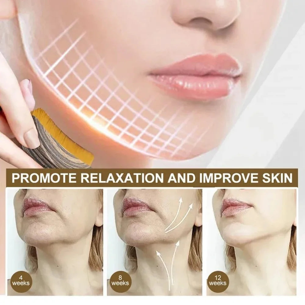 Lymphatic Facial Contour Brush for Gentle Drainage and Skin Sculpting
