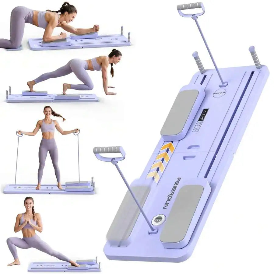Foldable Fitness Board With Automatic Rebound For Core Workouts