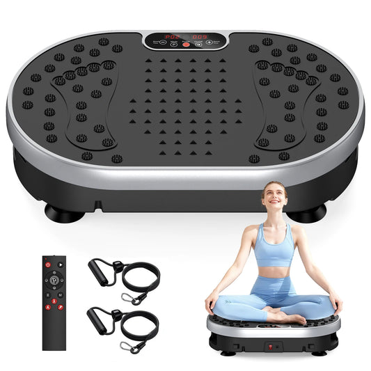 HTM Vibration Plate Exercise Machine 120 Speeds Preset Programs