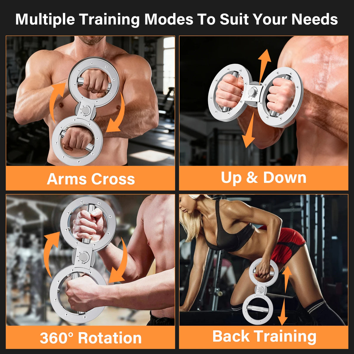 Multifunctional Adjustable Forearm Grip Strength Trainer