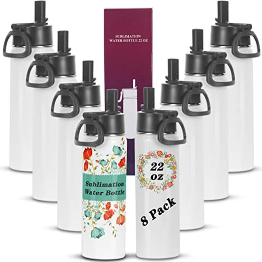 Sublimation Stainless Steel Sports Water Bottle Flask With Strap