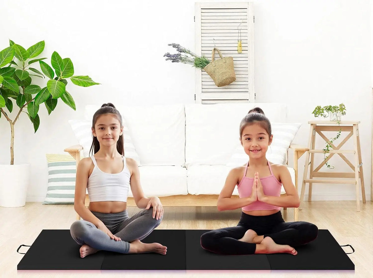 Foldable Foam Exercise Mat for Yoga Pilates Gymnastics and Training