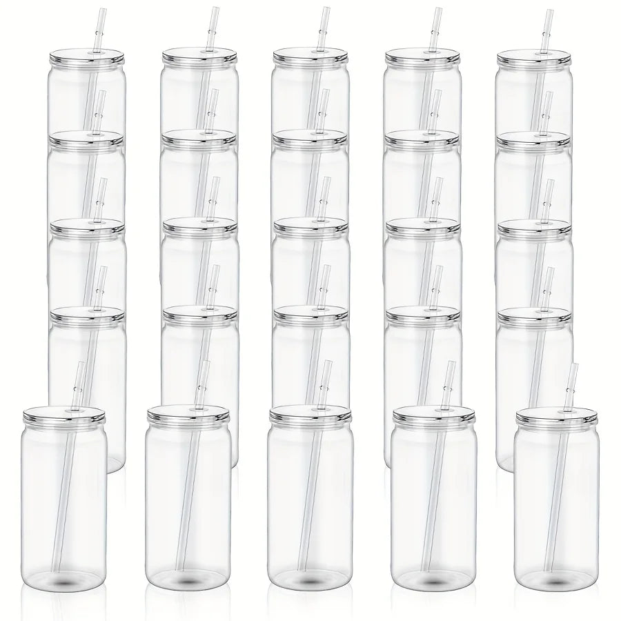 Hilake Mason Style Sports Cup With Sealed Lid And Straw
