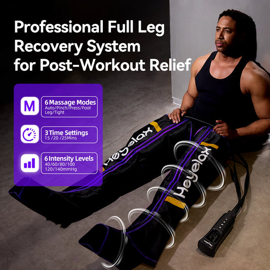 Leg Compression Massager Boots for Circulation and Muscle Recovery
