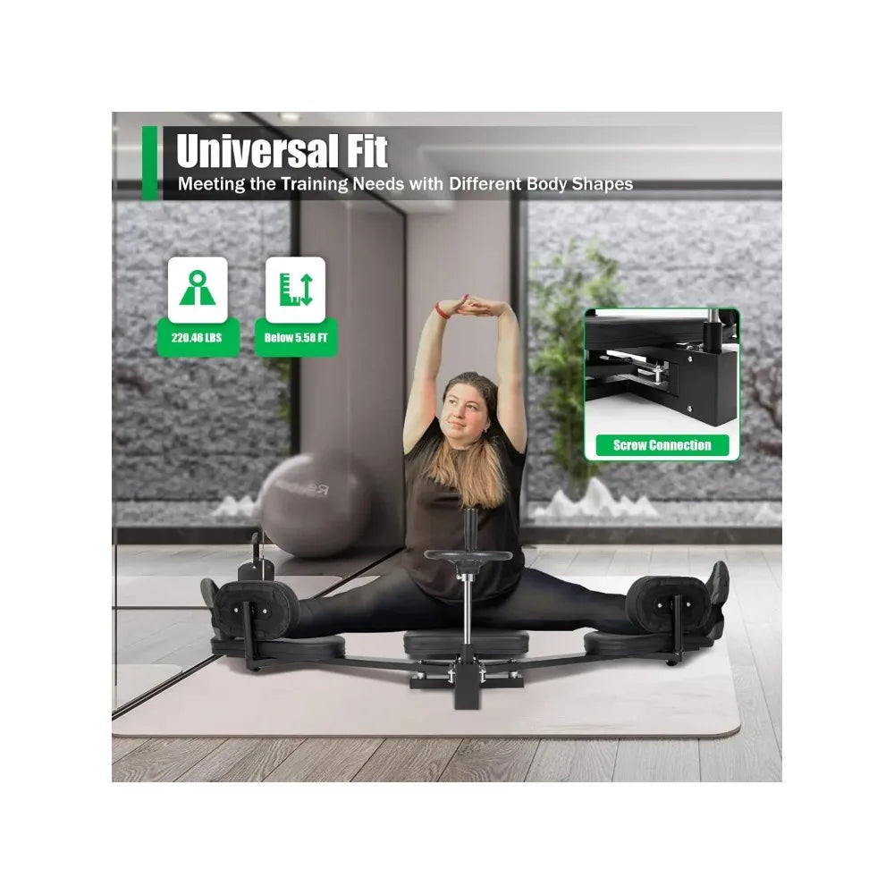 Adjustable Leg Stretcher for Flexibility Training and Muscle Recovery