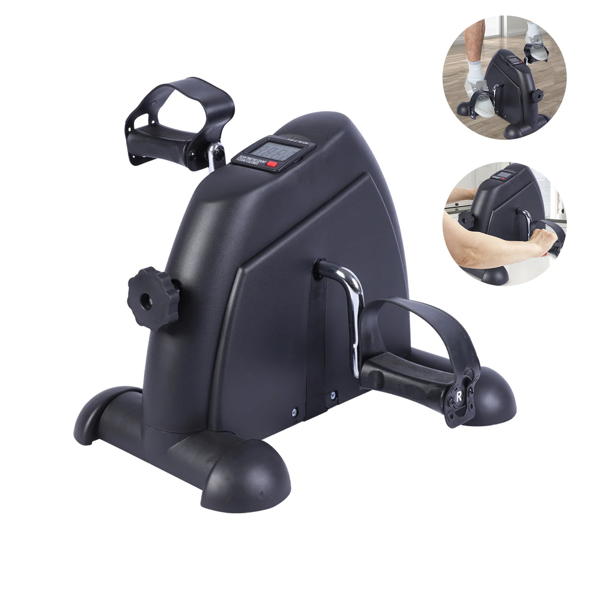 Motorized Under Desk Pedal Exerciser With Digital LCD Display