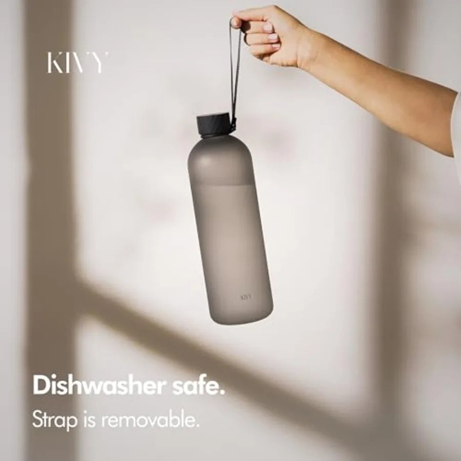 Lightweight Shatterproof Water Bottle for Backpack Cupholder and Travel