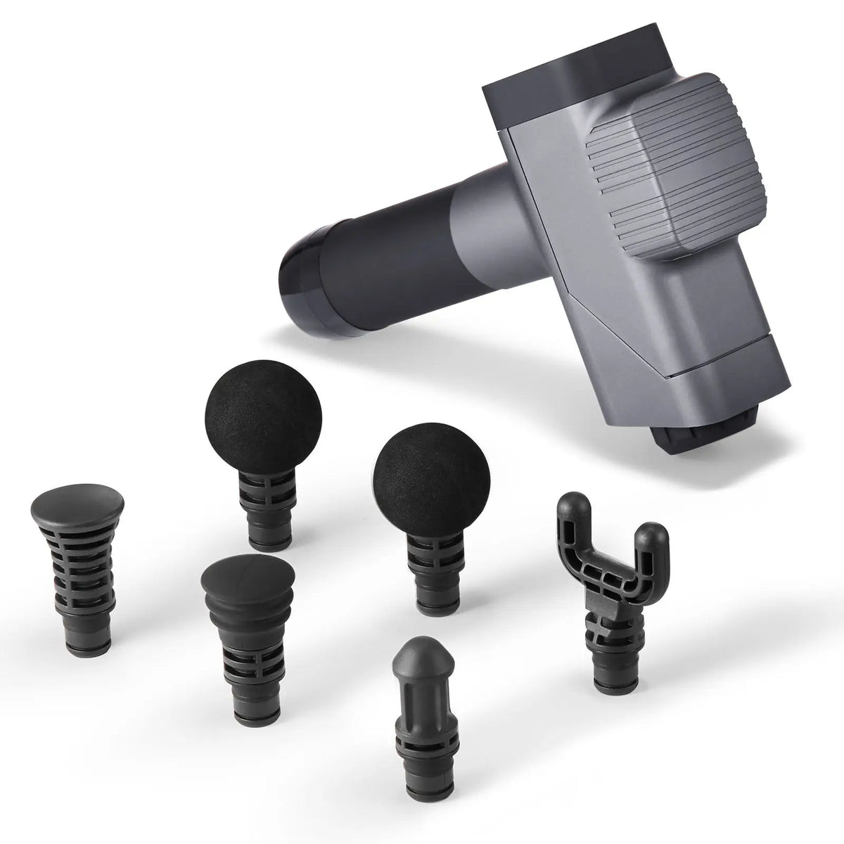 Percussion Massage Gun with Adjustable Speeds and Multiple Massage Heads
