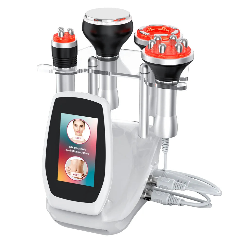 Four In One Ultrasonic Body Cavitation Skin Tightening Facial Massager